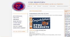 Desktop Screenshot of ethsboosters.org